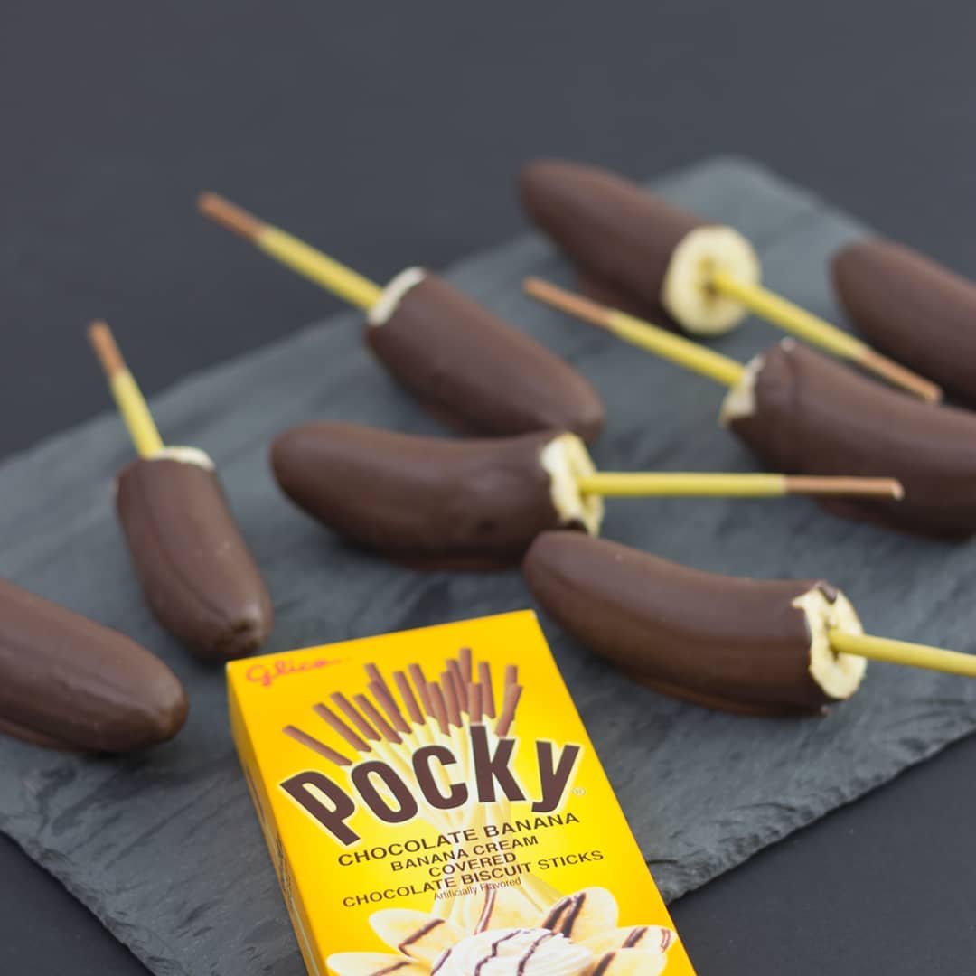 Pocky Chocolate Banana - chocolate covered bananas