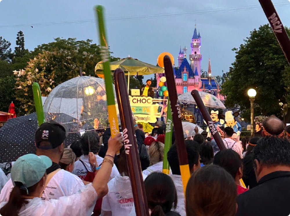 Glico at CHOC Walk Disneyland
