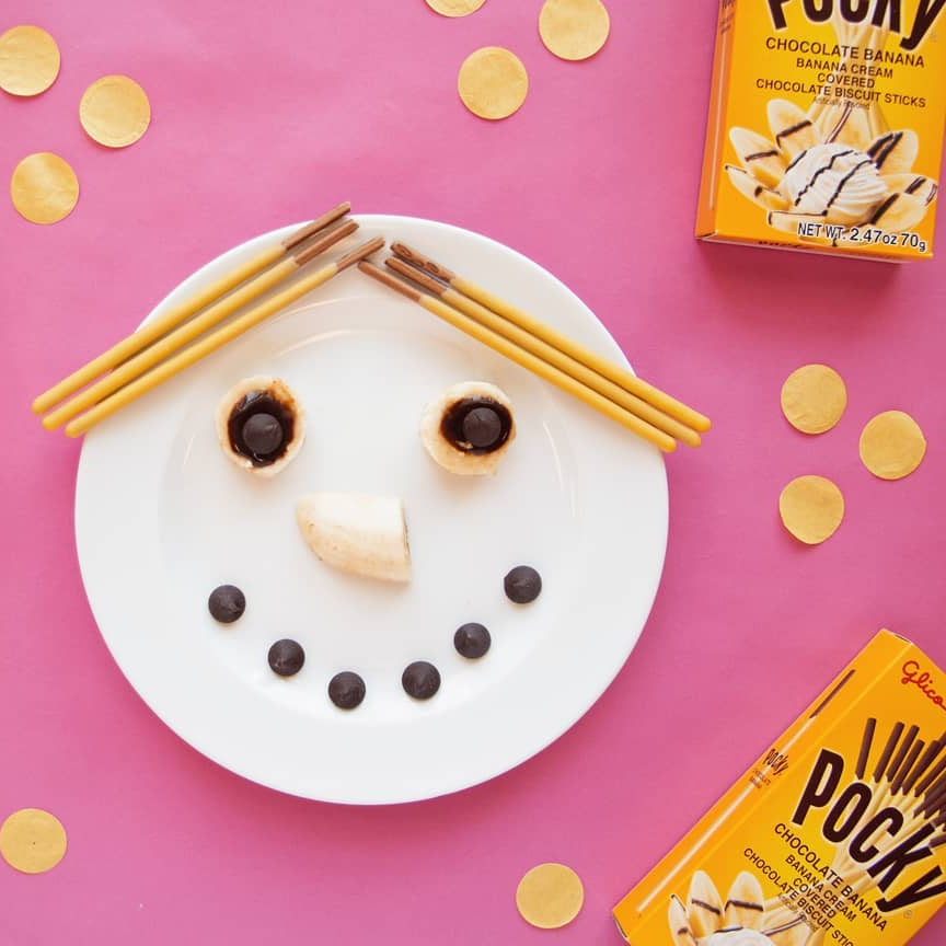 Pocky Banana Chocolate Chips and Banana Smile