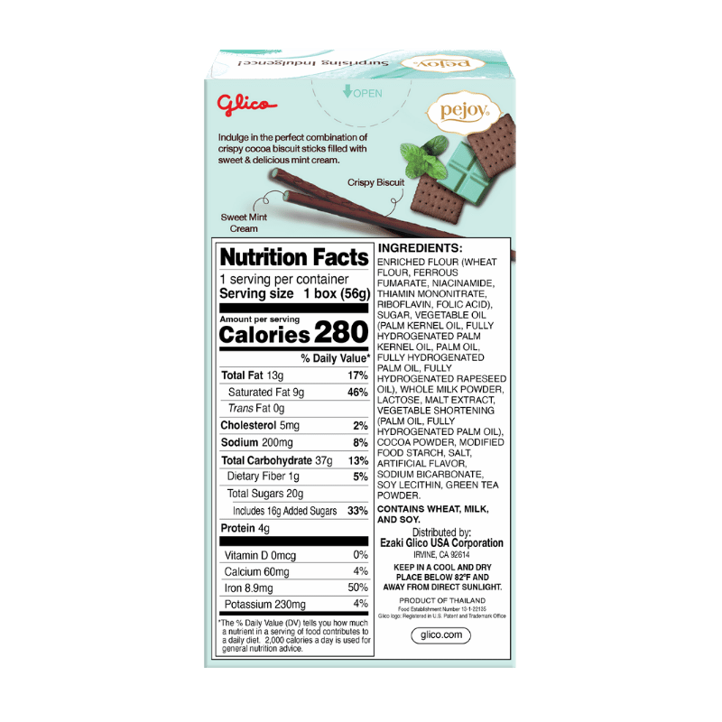 Pejoy Mint 1.98 oz (Non-GMO) - Back