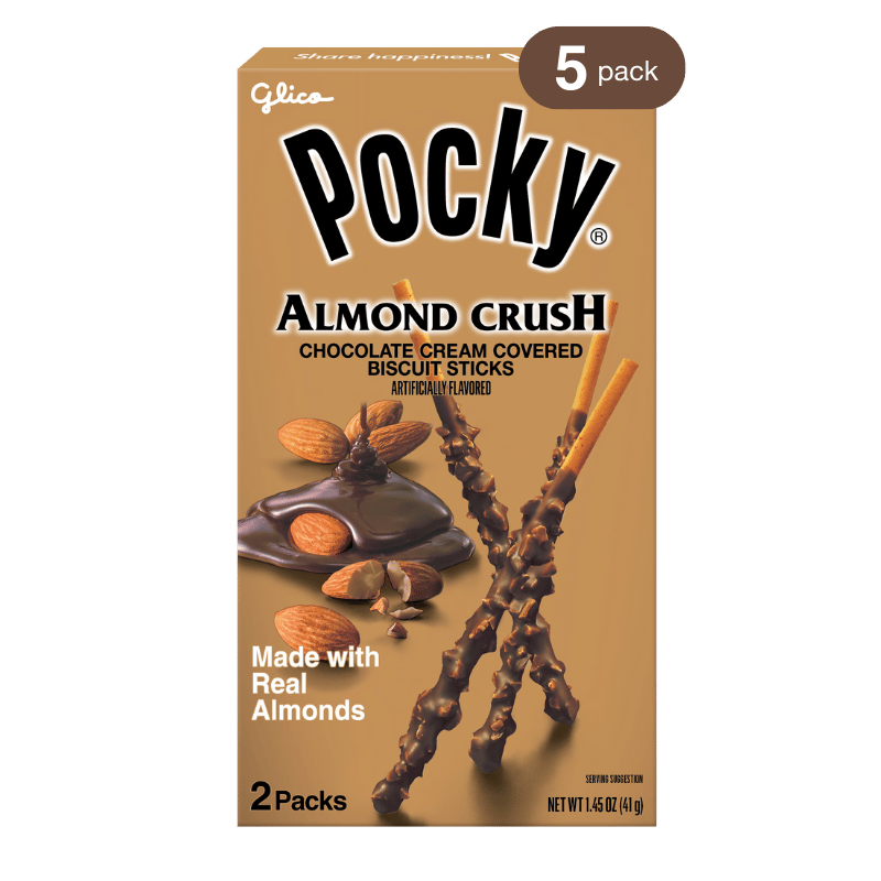 Pocky Almond Crush (Non-GMO) - Front