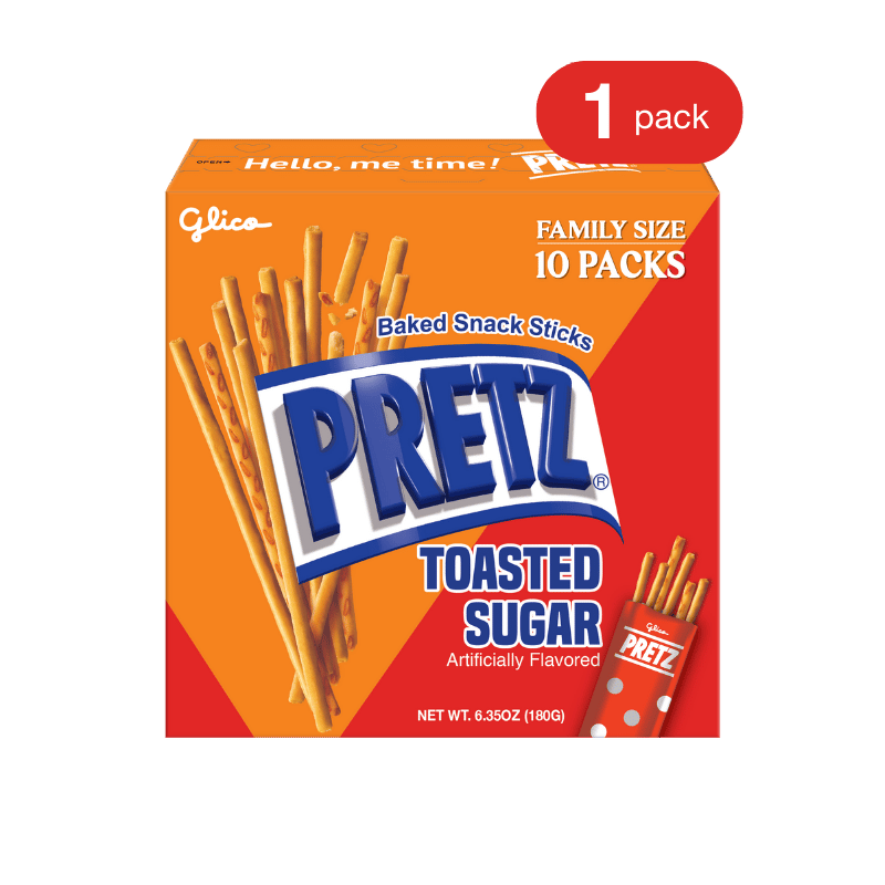 PRETZ Toasted Sugar Party Pack 6.35 oz (GMO) - Front