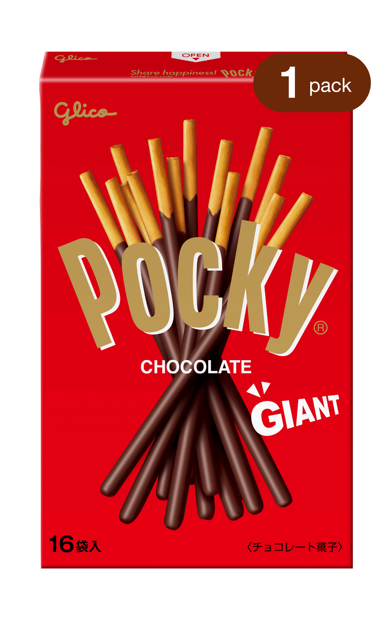 Giant Pocky Chocolate - 16 sticks