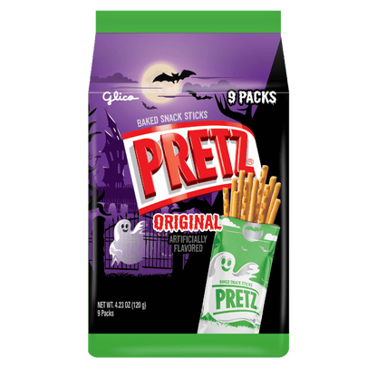 Halloween PRETZ Family Pack -Original Flavor - Front Packaging