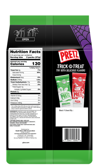 Pretz Original Halloween Pack - Original (Back)