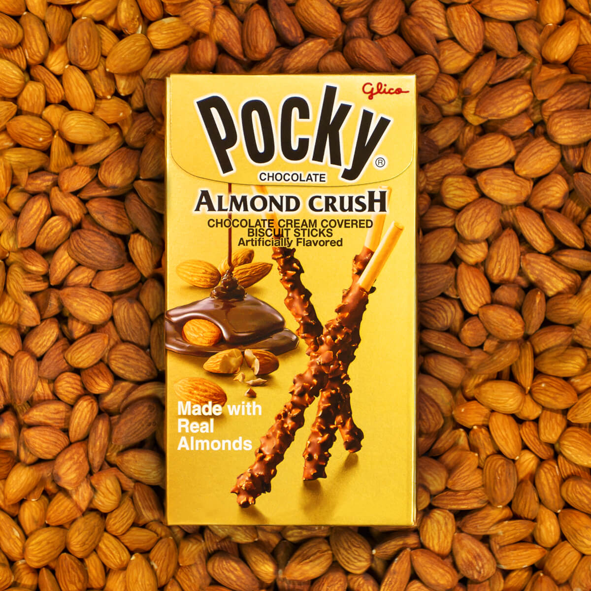 Pocky Almond Crush with Almonds