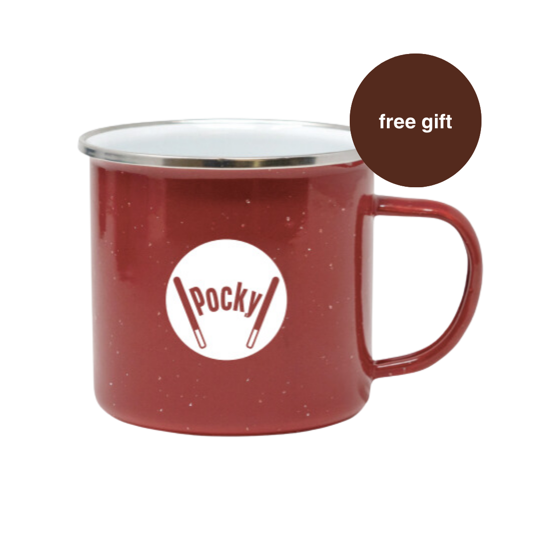 Red Pocky Camping Mug