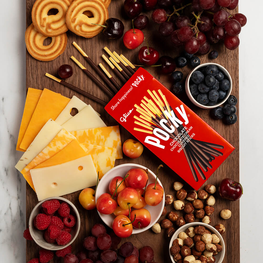 Pocky Chocolate Charcuterie Board