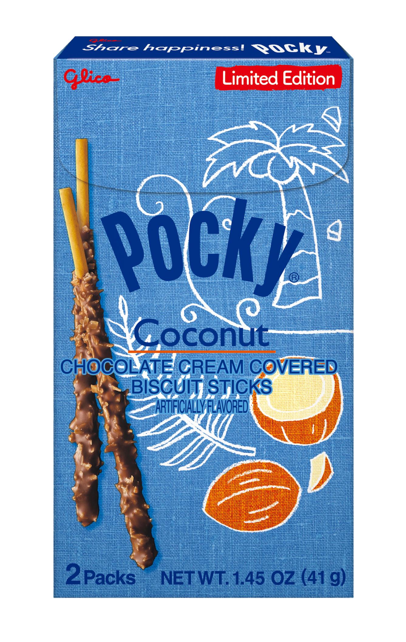 Pocky Coconut - front