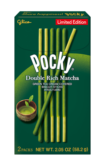 Pocky Double Rich Matcha - Front