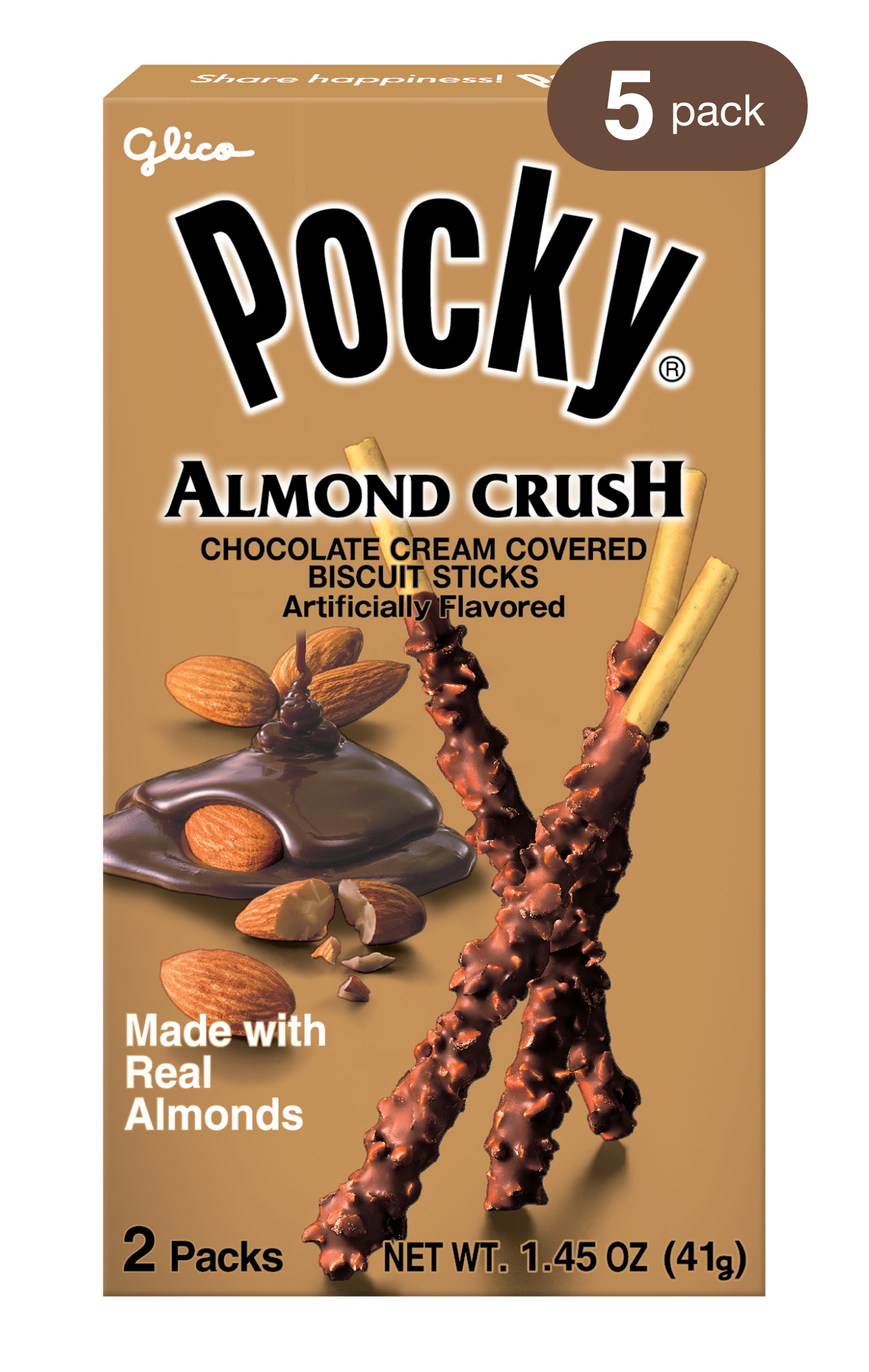 Pocky Almond Crush - Front 41g