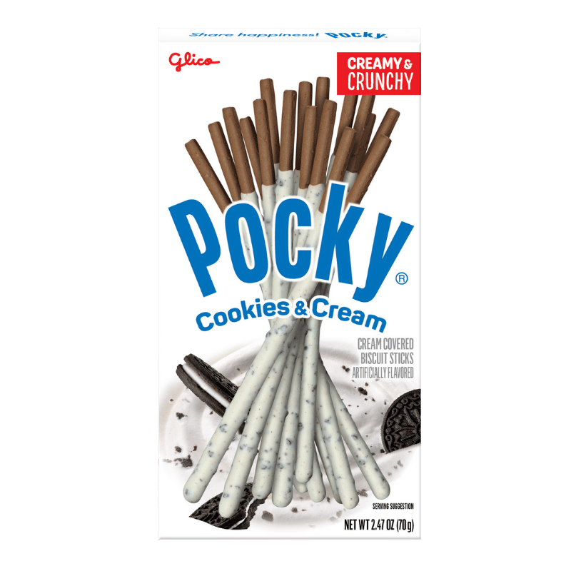 Pocky Cookies & Cream 2.7 oz (Non-GMO)