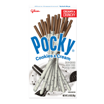 Pocky Cookies & Cream 2.7 oz (Non-GMO)