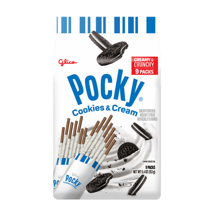 Pocky Cookies & Cream 5.40 oz (Non-GMO) - Front