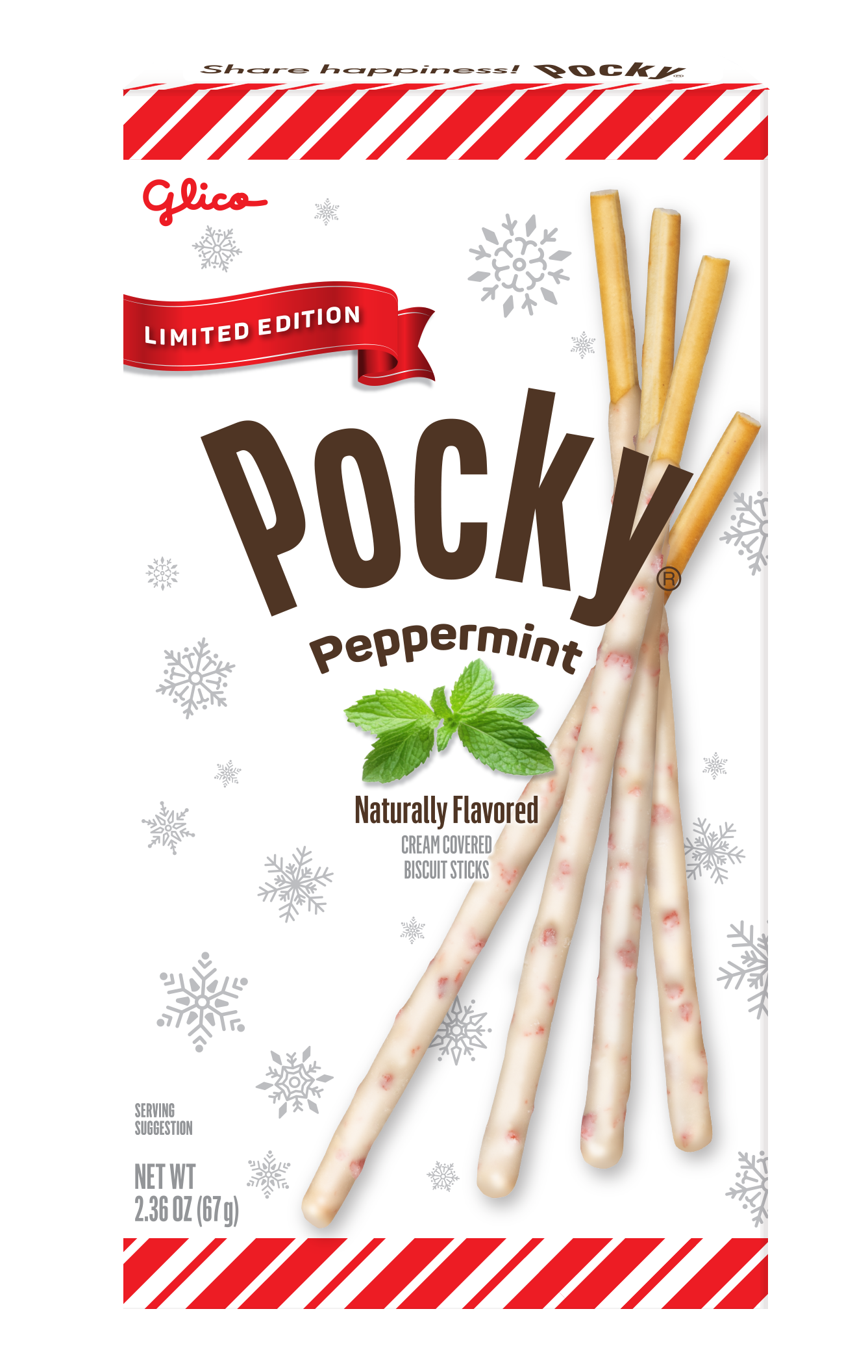 Pocky Peppermint 2.36 oz - Front