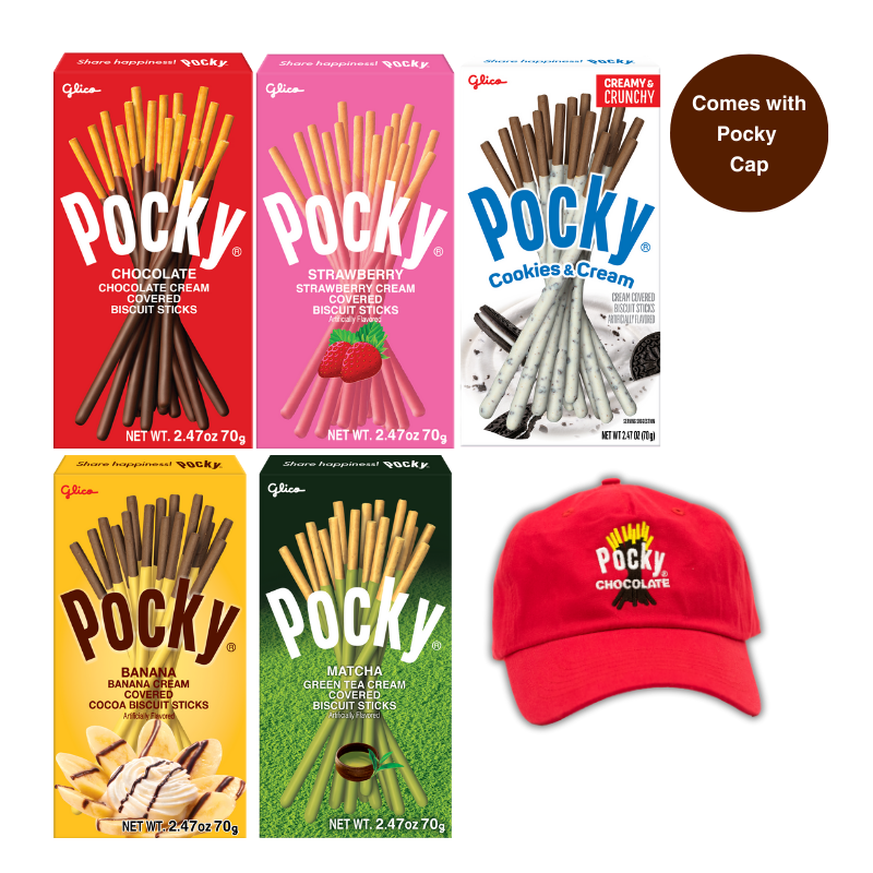 Pocky Variety Pack with Pocky Cap