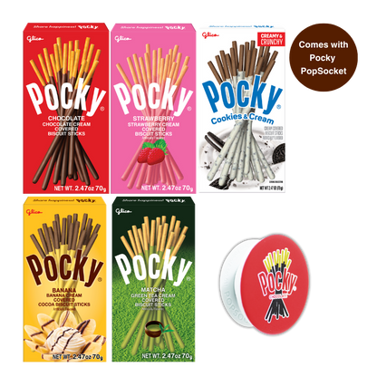 Pocky Variety Pack with Pocky PopSocket