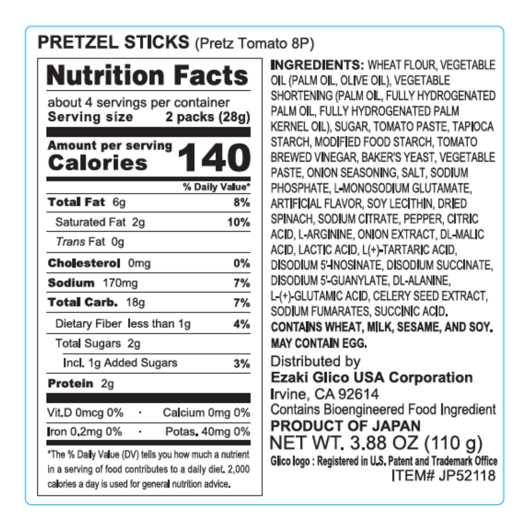 PRETZ Tomato Family Pack - Back