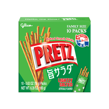 Pretz Lightly Salted - Family Size Front Packaging