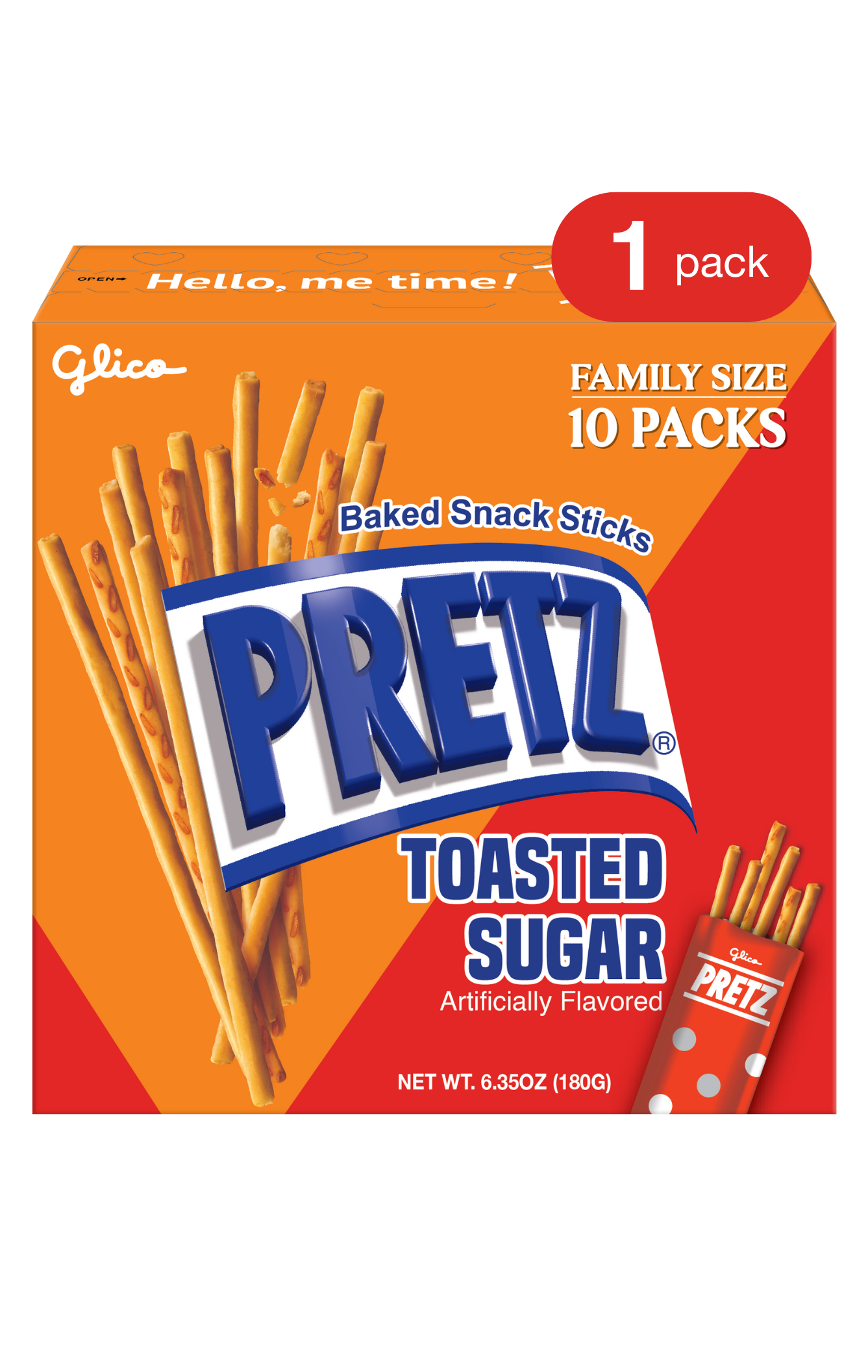 PRETZ Toasted Sugar Party Pack 6.35 oz - Front