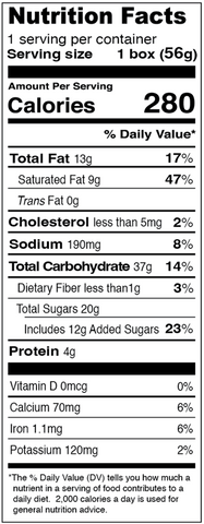 Nutrition Facts Image