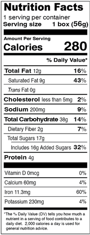 Nutrition Facts Image