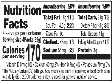 Nutrition Facts Image