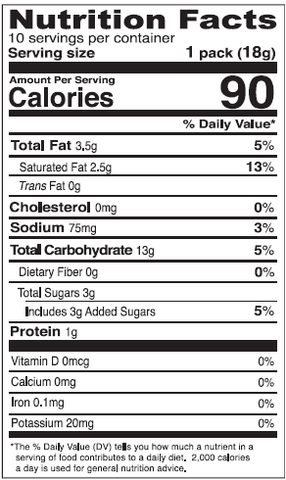 Nutrition Facts Image