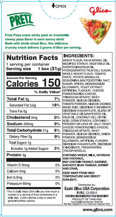 Pretz Pizza - Back Nutrition Facts