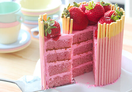 Pocky Strawberry - Cake - Small